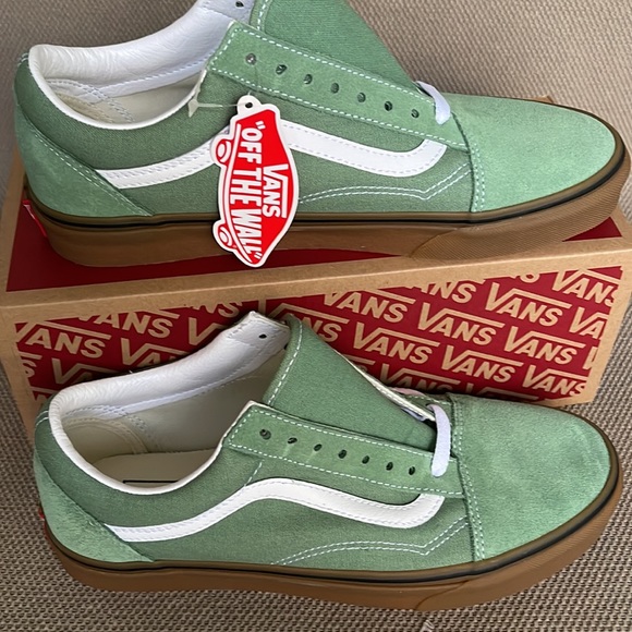 Vans Old Skool Gum Basil / True White MEN`S - Picture 2 of 16